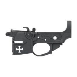 SPIKES TACTICAL RARE BREED CRUSADER STRIPPED LOWER 9MM, BLACK ANODIZED – STLB960