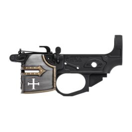 SPIKES TACTICAL RARE BREED CRUSADER STRIPPED LOWER 9MM, BLACK ANODIZED – STLB960PCH