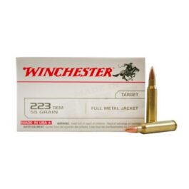 WINCHESTER USA .223 REM AMMO 55 GR FMJ, 20RDS – USA223R1KY