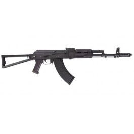 PSA AK-103 PREMIUM FORGED CLASSIC TRIANGLE SIDE FOLDING RIFLE WITH CLEANING ROD, BLACK SATIN