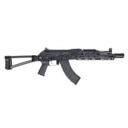 PSA GF4 AK-104 CLASSIC SIDE FOLDING PISTOL W/ TRIANGLE BRACE, HINGED DUST COVER, AND CHF CL BARREL, BLACK