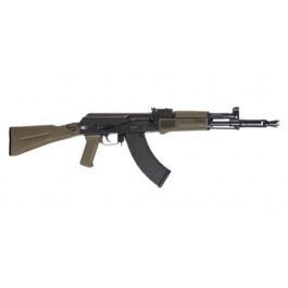 PSA AK-104 SIDE FOLDING RIFLE W/PINNED AND WELDED SPIKED EXTENDED BOOSTER, ODG