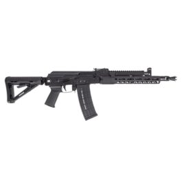 PSA AK-102 RIFLE W/PINNED AND WELDED EXTENDED BOOSTER, PSA-SLR 11″ RAIL, M4 STOCK, TOOLCRAFT BOLT, TRUNNION, AND CARRIER