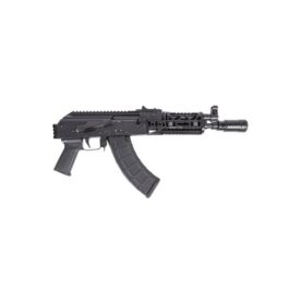 PSA AK-P GF3 MOE PICATINNY PISTOL WITH ALG TRIGGER AND SOVIET ARMS SA-10U & SA-19 RAIL, BLACK