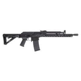 PSA AK-556 WITH SOVIET ARMS 13.5″ RAIL AND GAS TUBE, M4 STOCK, TOOLCRAFT TRUNNION, BOLT, AND CARRIER