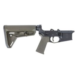 PSA SABRE-15 FORGED LOWER WITH MOE SL STOCK AND GRIP, ODG