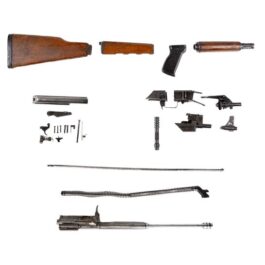 YUGO M70 MILLED AK-47 USED PARTS KIT W/ FIXED WOOD STOCK – NO BARREL OR RECEIVER