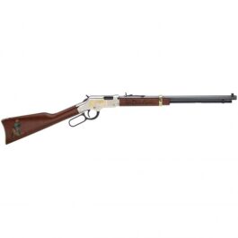 HENRY GOD BLESS AMERICA EDITION GOLDEN BOY .22 S/L/LR LEVER ACTION RIFLE, BROWN – H004GBA