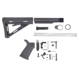 PSA AR15 MOE LOWER BUILD KIT WITHOUT FIRE CONTROL GROUP, BLACK