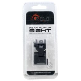 AIM SPORTS LOW-PROFILE REAR FLIP-UP SIGHT FOR AR-15/M-4 RIFLE – MT201