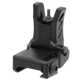 LEAPERS UTG LOW-PROFILE FRONT 1-PIECE FLIP-UP SIGHT FOR AR-15 STYLE RIFLE – MNT-755