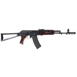 PSAK-74 TRIANGLE SIDE FOLDING RIFLE WITH TOOLCRAFT TRUNNION, BOLT, AND CARRIER, PLUM GLOSS