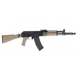 PSA AK-105 SIDE FOLDING RIFLE W/PINNED AND WELDED EXTENDED BOOSTER, TOOLCRAFT BOLT, TRUNNION, AND CARRIER, FDE