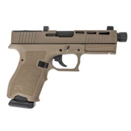 PSA DAGGER COMPACT 9MM PISTOL WITH SW2 EXTREME CARRY CUT RMR SLIDE & THREADED BARREL, FLAT DARK EARTH