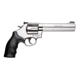 S&W 686 PATRIDGE SIGHT 6″ .357 MAGNUM REVOLVER, SATIN STAINLESS – 150844