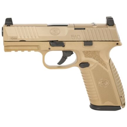 FN 510 MRD 10MM 4.1" 15RD PISTOL, FLAT DARK EARTH - 66-101380