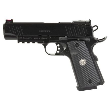 GIRSAN 10MM 1911 PISTOL, 4.4" BARREL, ADJUSTABLE FIBER OPTIC SIGHTS, BLACK - 390605