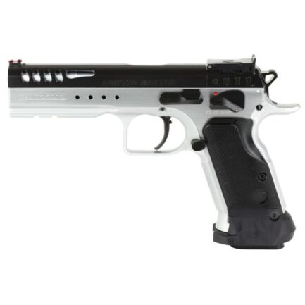 TANFOGLIO LIMITED 10MM PISTOL, 4.75" BARREL, ADJUSTABLE SIGHTS, SILVER - TFLIMMSTR10