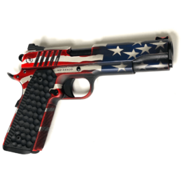 NIGHTHAWK CUSTOM TROOPER 45 ACP GOVT. CAPT. AMERICA FINISH