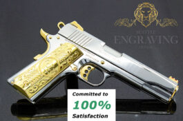 COLT 1911 38 Super Competition, High Polish Stainless Steel with 24K Gold Plated Accents (((ONLY ONE EXCLUSIVE)))